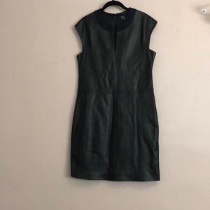 RAOUL black leather dress